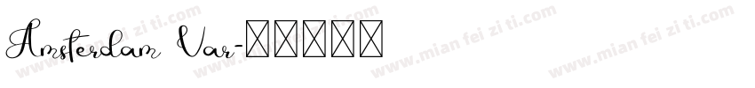 Amsterdam Var字体转换